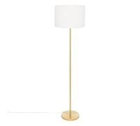 Atmosphera - Lampadaire droit tina bouclette pied doré h150cm