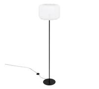 Atmosphera - Lampadaire tobie coton noir et blanc h150cm
