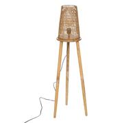 Atmosphera - Lampadaire trépied Ajmal en manguier H127cm