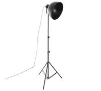 Atmosphera - Lampadaire trépied Basalt noir - métal H175 cm