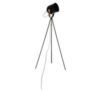Atmosphera Lampadaire trépied «Bil» métal noir H136cm
