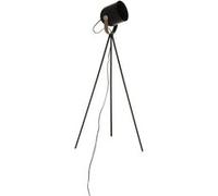 Atmosphera Lampadaire trépied «Bil» métal noir H136cm