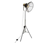 Atmosphera - Lampadaire trépied Rodo noir - métal H149 cm