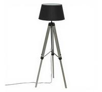 ATMOSPHERA Lampadaire trépied Runo noir - H. 145 cm