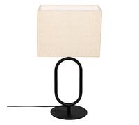 Lampe à poser Alec métal noir H52cm - Atmosphera Créateur d'intérieur