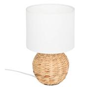 Atmosphera - Lampe à poser boule sand jacinthe beige h37cm