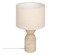 Lampe à poser champignon secteur Erin beige H47,5cm - Atmosphera createur d'interieur