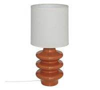 Lampe à poser champignon secteur Vinus terracotta H45,5cm - Atmosphera createur d'interieur