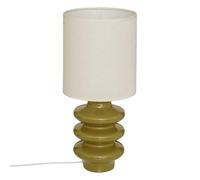 Lampe à poser champignon secteur Vinus vert Kaki H41,5cm - Atmosphera createur d'interieur