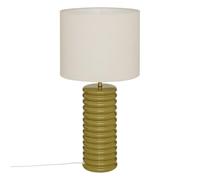 Atmosphera - Lampe à poser champignon secteur vinus vert kaki h69cm