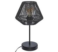 Paris Prix Lampe à poser Jily Atmosphera effet corde – Noir – Hauteur 34 cm
