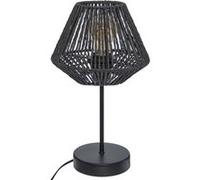Atmosphera - Lampe à poser effet corde Jily - Noir - Hauteur 34 cm. - Jily Noir G