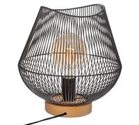 Atmosphera – Lampe de table Jena – 28 cm de haut, métal filaire noir