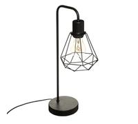 Atmosphera – Lampe Flave – métal filaire – noir H46 cm