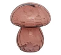 Atmosphera - Lampe à poser led malu rose antique h15cm