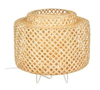 Lampe à poser ""Liby"" bambou H27cm - Atmosphera createur d'interieur - Beige