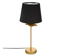 Atmosphera - Lampe à poser Palmier - noir et doré - métal H45-5 cm