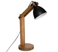Lampe articulée bois et métal Cuba Atmosphera - Naturel fonce Noir et bois G