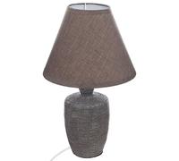 Atmosphera - Lampe Balvy - céramique H32 cm - Taupe