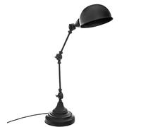 Atmosphera - Lampe Basalt noire - métal H55 cm
