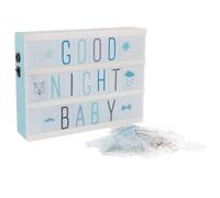 Lampe boîte lumineuse enfant bleu TU