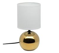 Atmosphera - Lampe céramique timéo h25cm or