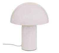 Atmosphera - Lampe Champignon Lito - Blanc - Métal - H24,5 cm - Douille E27 - Secteur - Style Rétro et Design - Idéale Chambre, Salon, Bureau - 25W Max