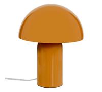 Atmosphera - Lampe Champignon Lito - Ocre - Métal - H24,5 cm - Douille E27 - Secteur - Style Rétro et Design - Idéale Chambre, Salon, Bureau - 25W Max