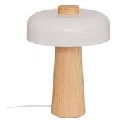 Lampe champignon secteur Pola blanc H36cm - Atmosphera createur d'interieur