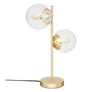 Atmosphera - Lampe à poser Le Collectionneur en verre H48 cm doré