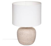 Atmosphera Créateur d'intérieur - Lampe à Poser en Céramique "Davia" 39cm Blanc Blanc G