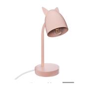 Lampe à Poser en Métal "Oreilles" 31cm Rose