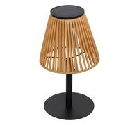 Atmosphera - Lampe d extérieur solaire et usb kessy beige h30cm