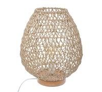 Lampe ""Etel"" beige H36cm - Atmosphera createur d'interieur