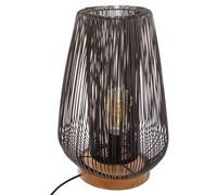 Atmosphera - Lampe filaire Noda noire - métal H41 cm