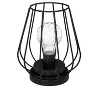 Atmosphera - Lampe Madi - métal - noir - H17 cm