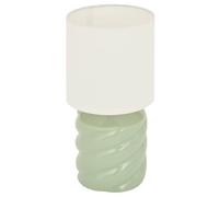 Atmosphera - Lampe noly h27cm vert céladon