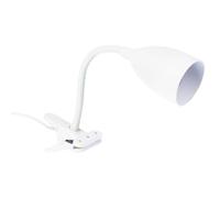 Atmosphera - Lampe pince Sily blanche - sillicone H43 cm