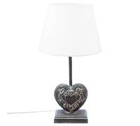 Atmosphera - Lampe Prati - bois H49 cm - Gris