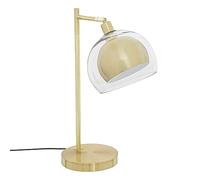 Atmosphera - Lampe Rivi - verre et métal - doré - H48 cm