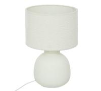 Atmosphera - Lampe ronde lali h43cm blanc