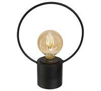 Atmosphera Créateur d'intérieur - Lampe à Poser en Métal "Cerceau" 26cm Noir Noir G