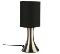 Atmosphera - Lampe tactile Toga noire - métal H28 cm