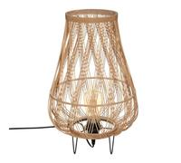Atmosphera - Lampe trépied Daria - rotin et métal - H44 cm