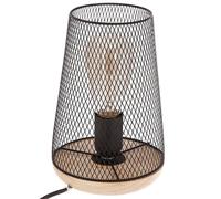 Lampe ""Zely"" gris H23cm - Atmosphera createur d'interieur