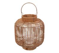 Atmosphera - Lanterne Ali - rotin et métal - H30 cm