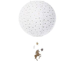 Atmosphera - Lanterne Boule Blanc D35 Licorne