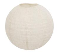 Atmosphera - Lanterne boule jordy en lin d.43cm beige