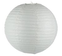 Atmosphera - Lanterne boule - papier et métal - blanc - D45 cm