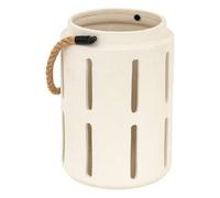 Atmosphera - Lanterne céramique nuna Blanc h22cm